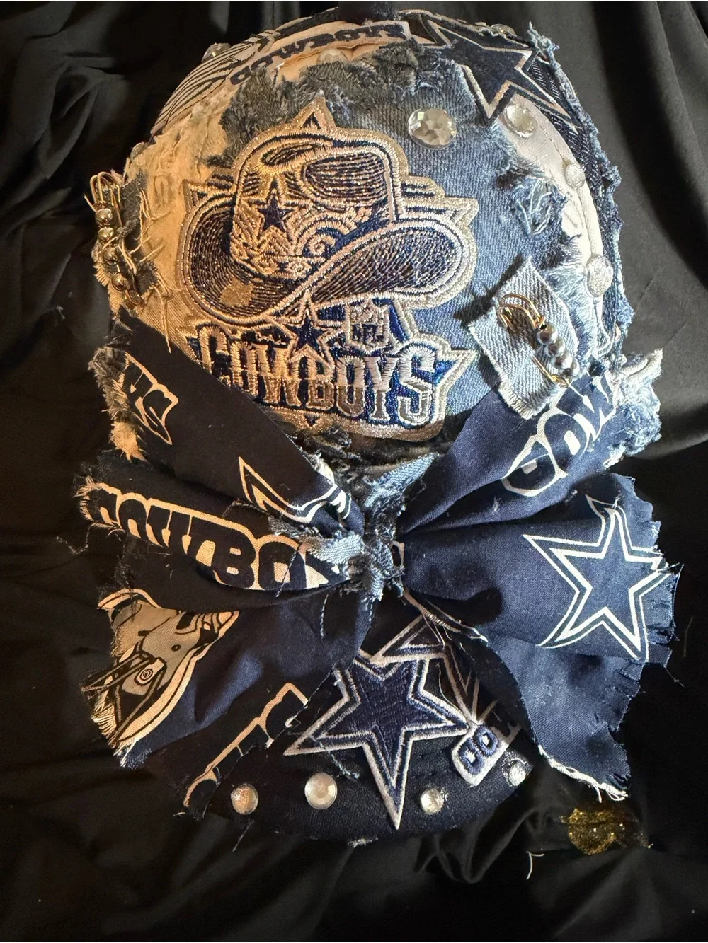 Dallas Cowboys Kids Navy Bandana-Style Cap